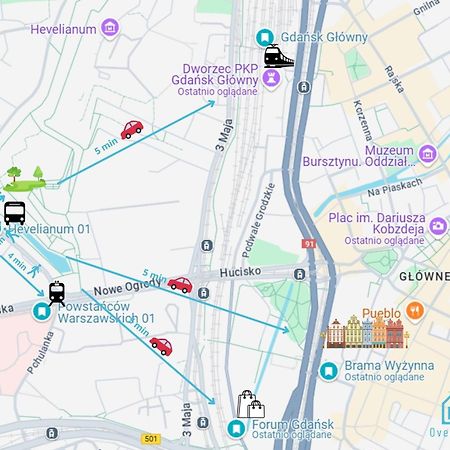 Swish Apartment -10 Min To Old Town Gdansk,Pkp & Shopping Mall 外观 照片